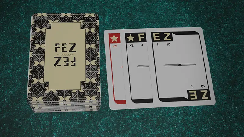 3D Rendered FEZ Cards