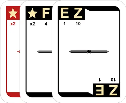 FEZ scoring for '★★FEZ' flush star double