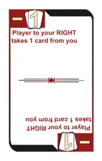 Right takes 1 card from you