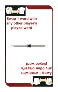 Swap 1 played word with anybody